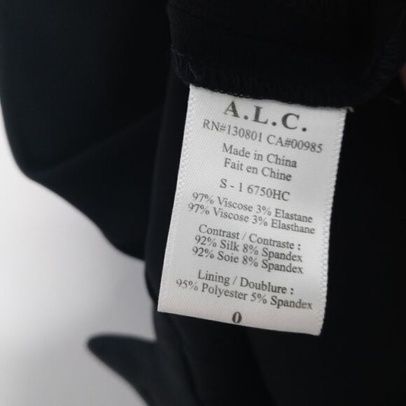 A.L.C black short dress size 0 - Picture 13 of 14
